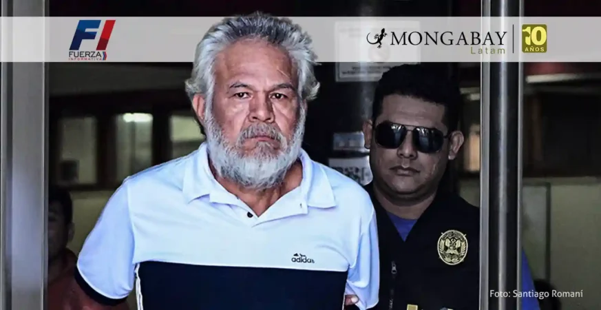 El empresario José Carlos Estrada Huayta detenido por la Policía Nacional de Perú. Foto: cortesía Santiago Romaní